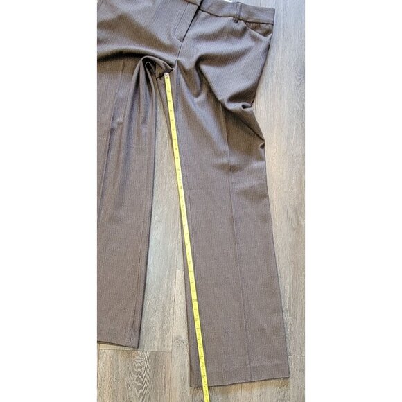 Vivienne Tam Womens Size 10 Brown Toupe Dress Pants Low Rise - Picture 2 of 7
